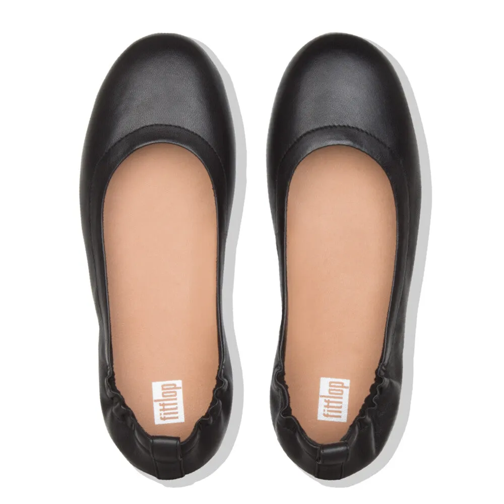 Allegro Leather Ballet Flat in Black