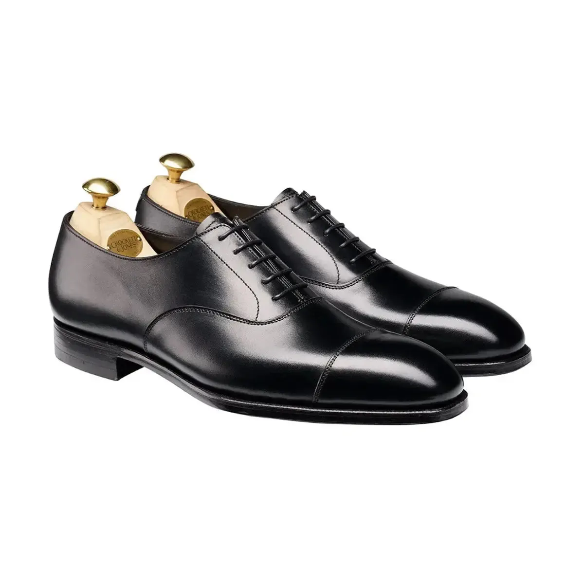 Audley Black Hand Grade Oxford Shoes