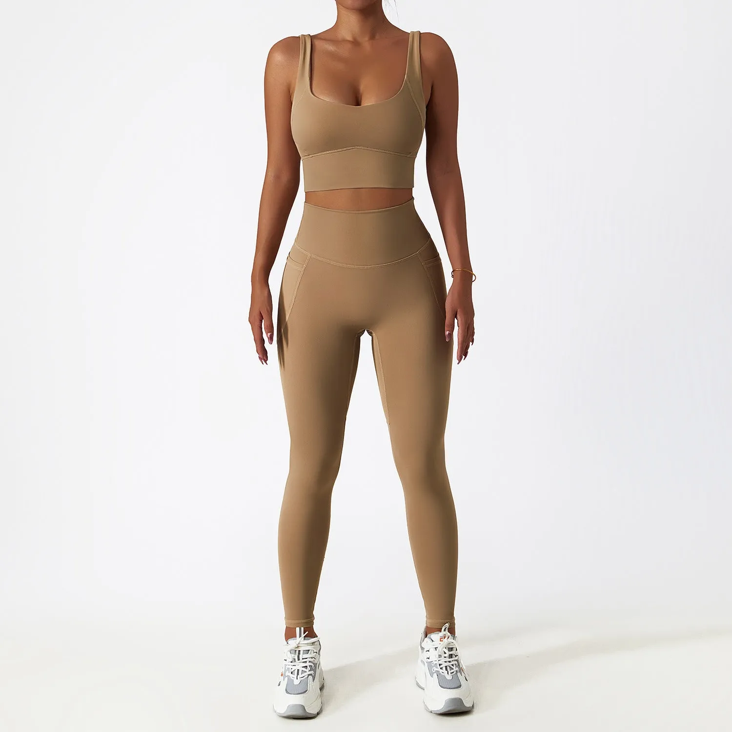 Breathable cloud-sensing long workout Sets