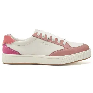 CHATHAM Fingle G2 Premium Leather Court-Style Trainers - Women's - White / Pink