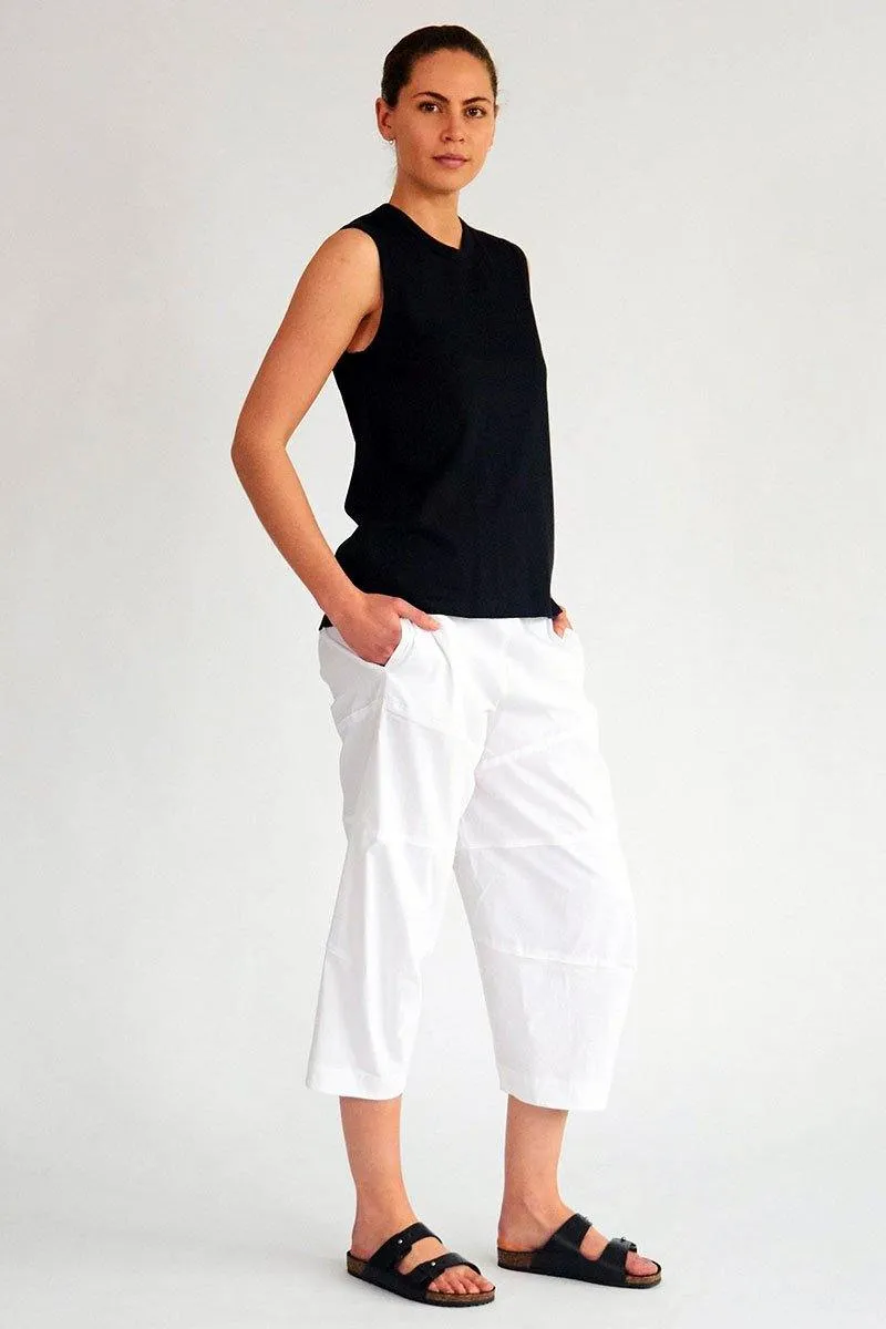 Cropped Tuscan Pant In French Navy F65 1514 by Mela Purdie