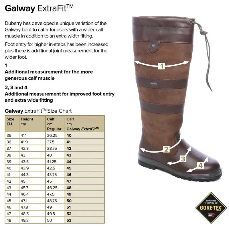 DUBARRY Galway ExtraFit™ Country Boots - Walnut