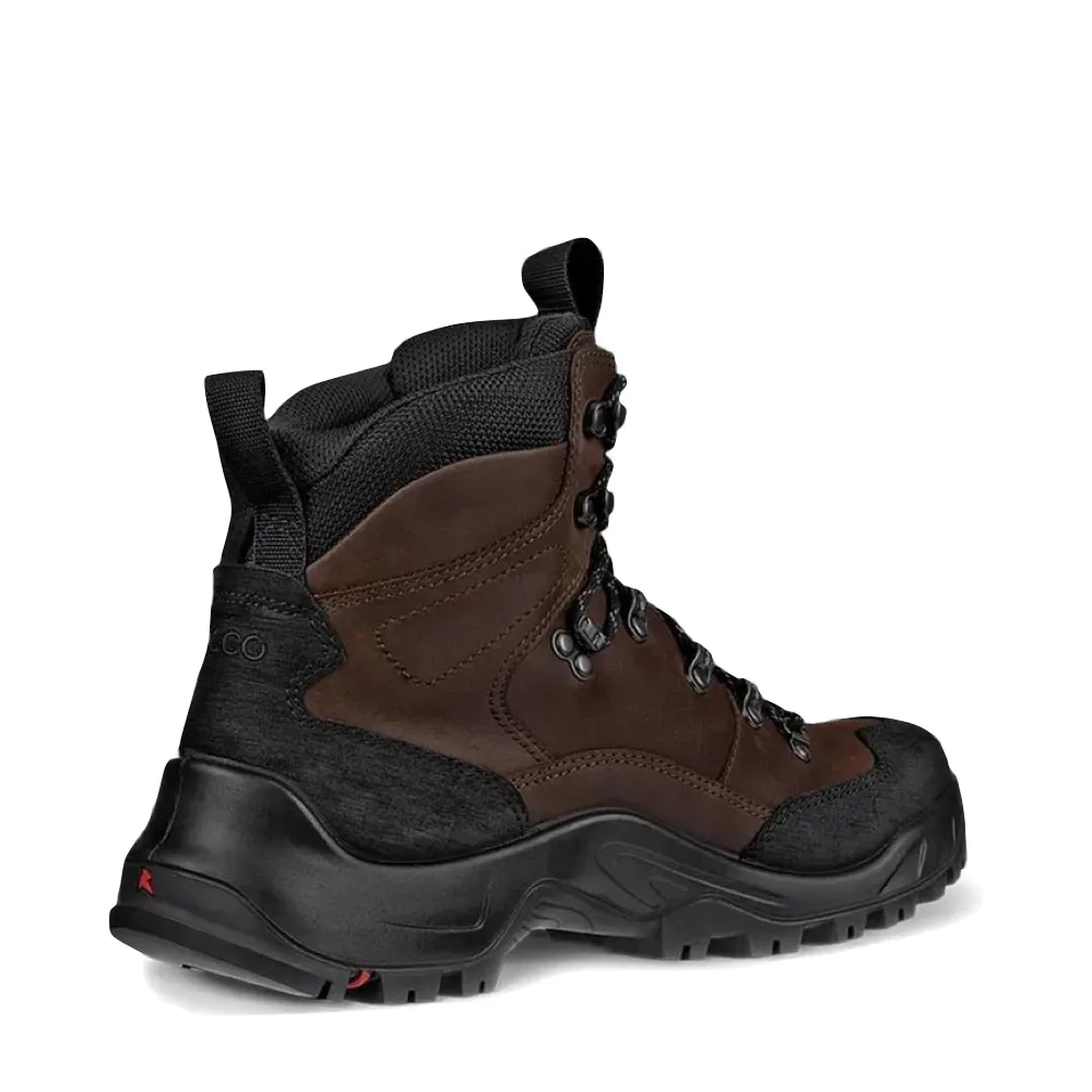 Ecco Men's Offroad Waterproof Boot in Black/Mocha