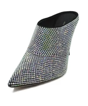 Giuseppe Zanotti Iridescent Rhinestone Mules sz 6.5