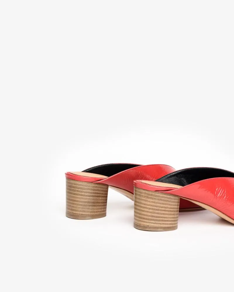 Measha Mules in Red