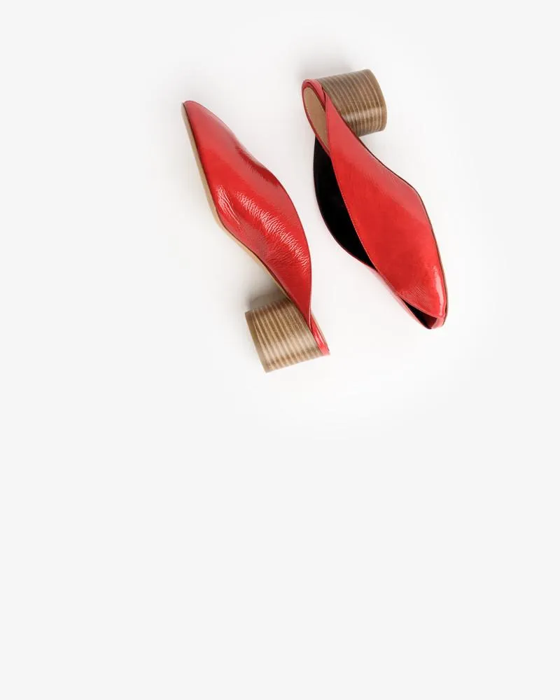 Measha Mules in Red