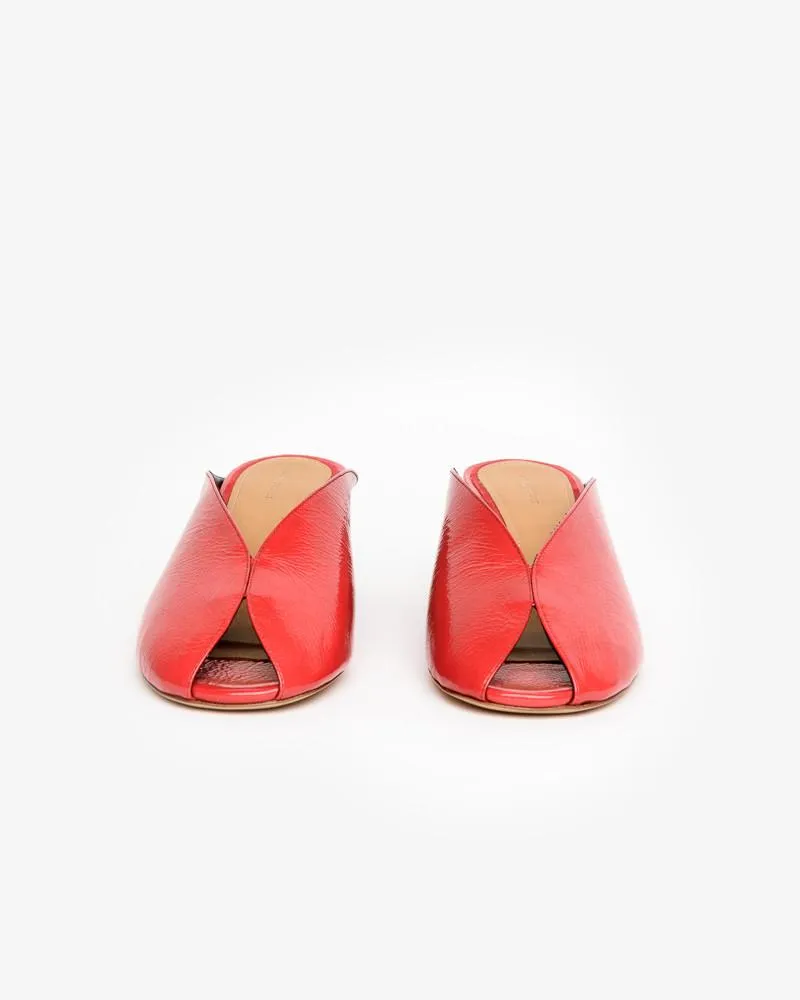 Measha Mules in Red