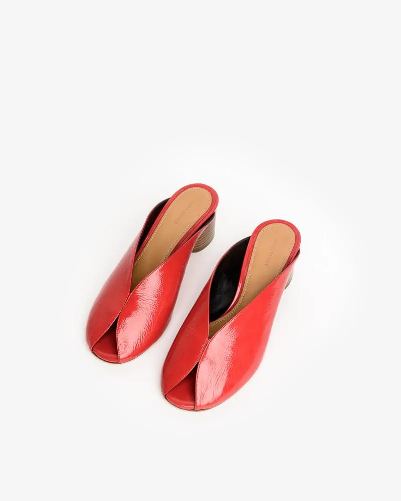 Measha Mules in Red