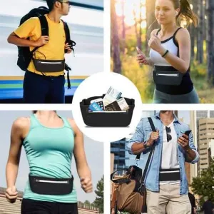 Outdoor Waterproof Bum Fitness Running Waist Belt Pouch Bag