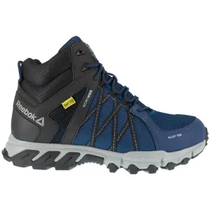 Reebok Mens Navy/Black Mesh Work Boots Athletic Mid Cut AT MG