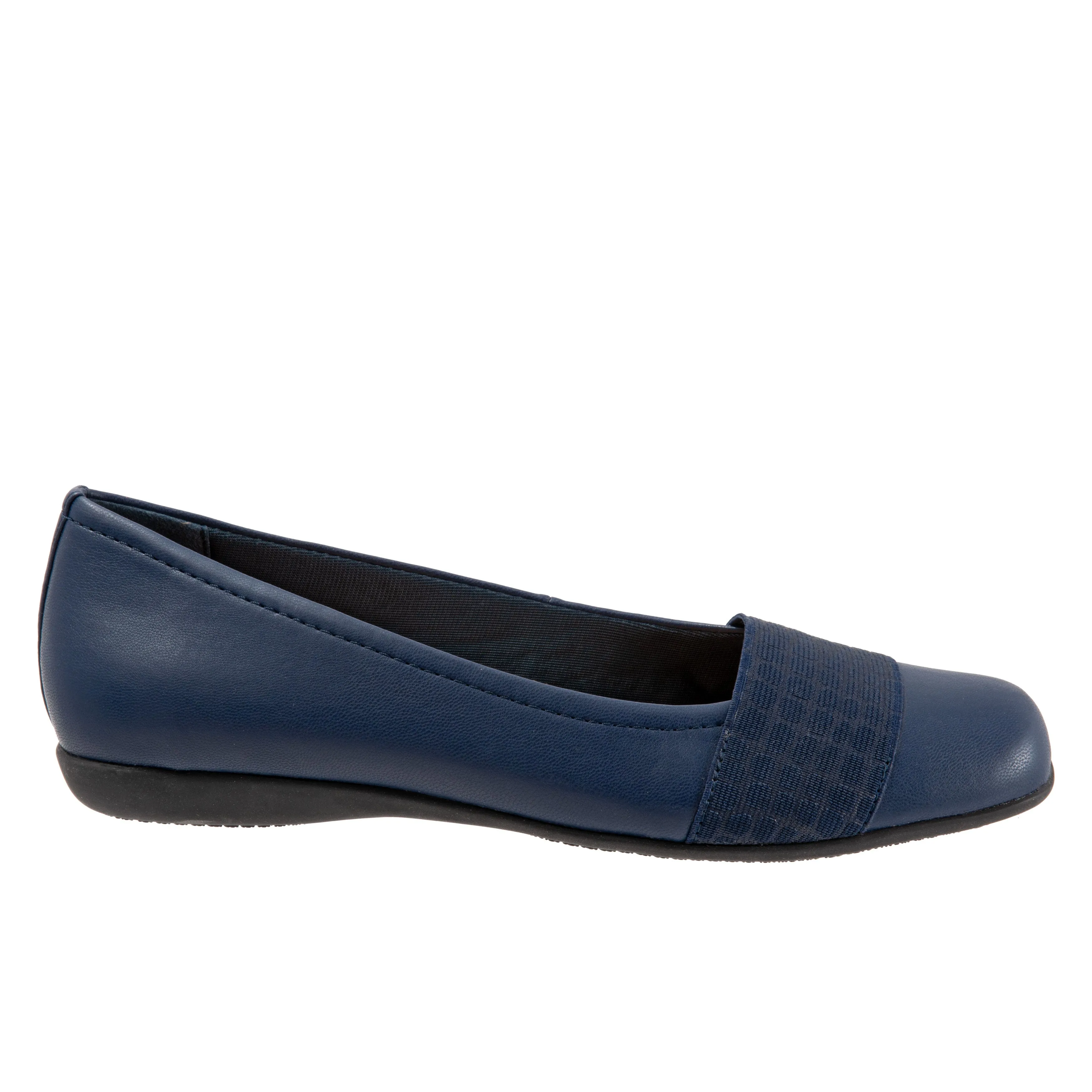 Samantha 400 Navy Ballet Flat Shoes