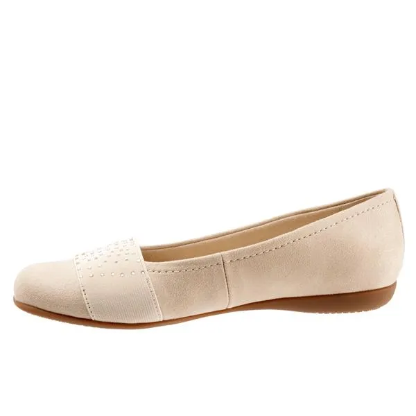 Samantha  Nude Micro Ballet Flat Shoes