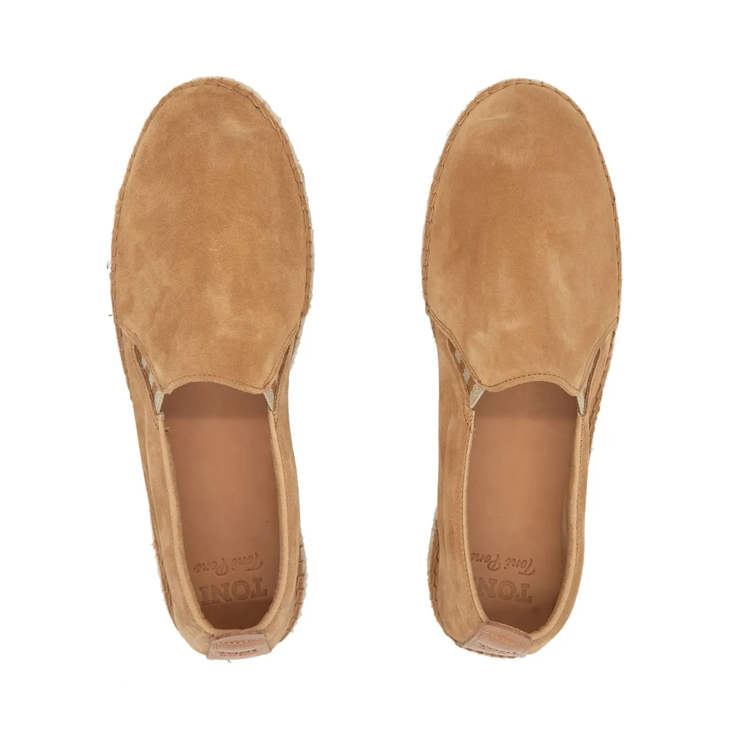 Split Leather Flat Espadrille for Men - Marti