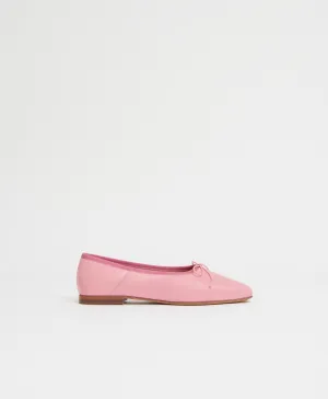 Square Toe Ballerina - Flamingo